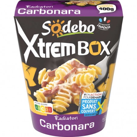 SODEBO Xtrem Box Radiatori Carbonara 400g